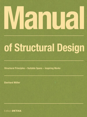 cover image of Manual of Structural Design
